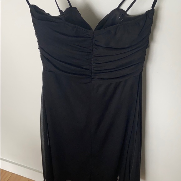 Elegant black cocktail dress NWOT - Picture 3 of 4